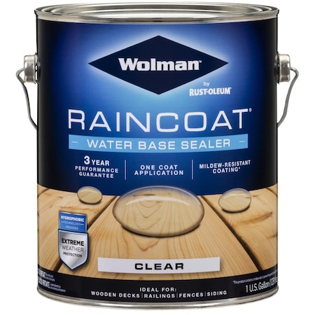 Wolman Wolman RainCoat Clear Water-Based Wood Sealant 1 gal 288339